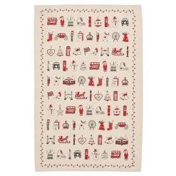 London Christmas Tea Towel