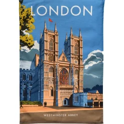 London Westminster Abbey Tea Towel