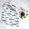 Mackerel Tea Towel By Corinne Alexander