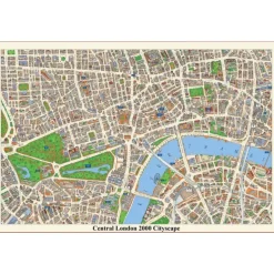 Map Of Central London Jigsaw Puzzle