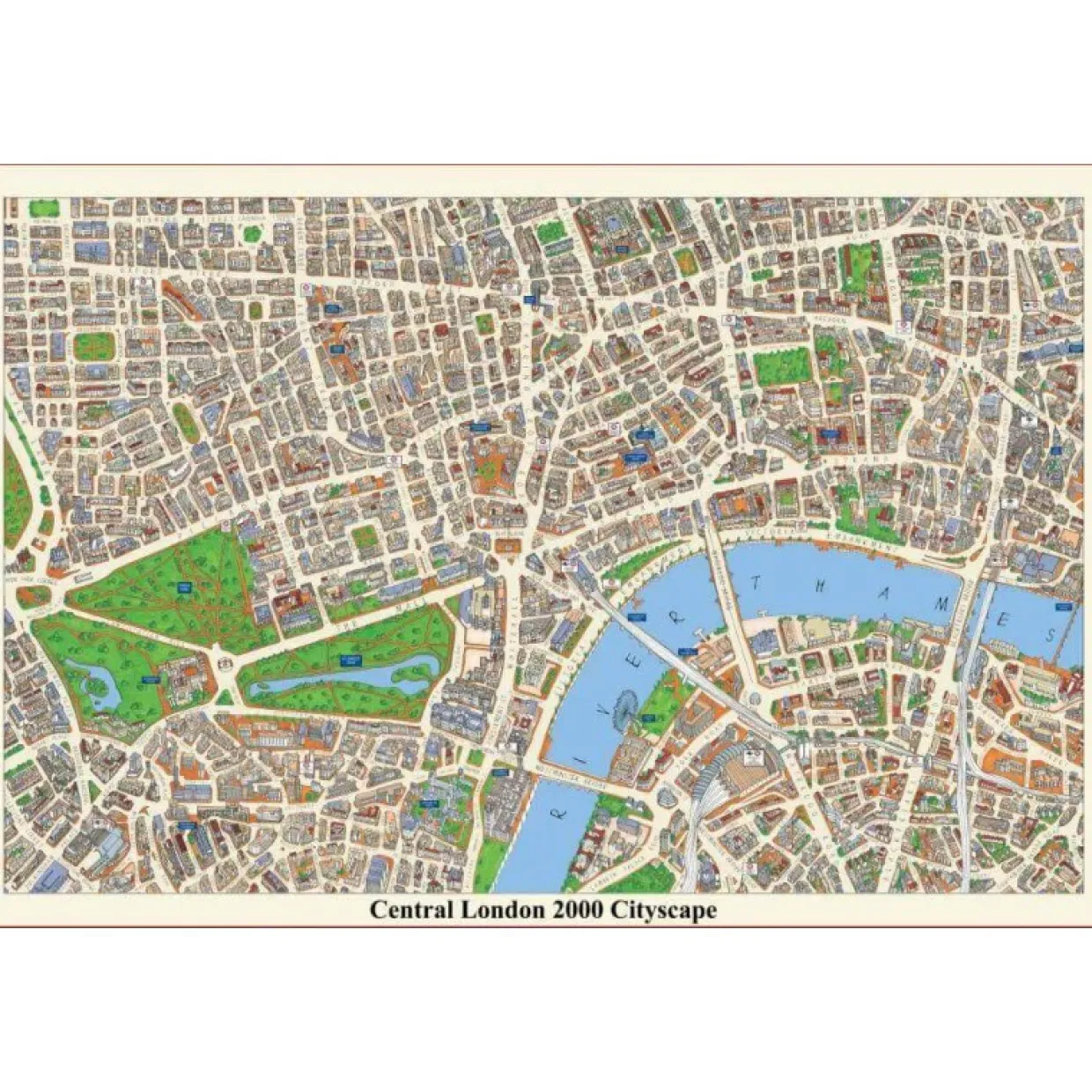 Map Of Central London Jigsaw Puzzle