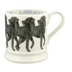 New Black Labrador 1/2 Pint Mug