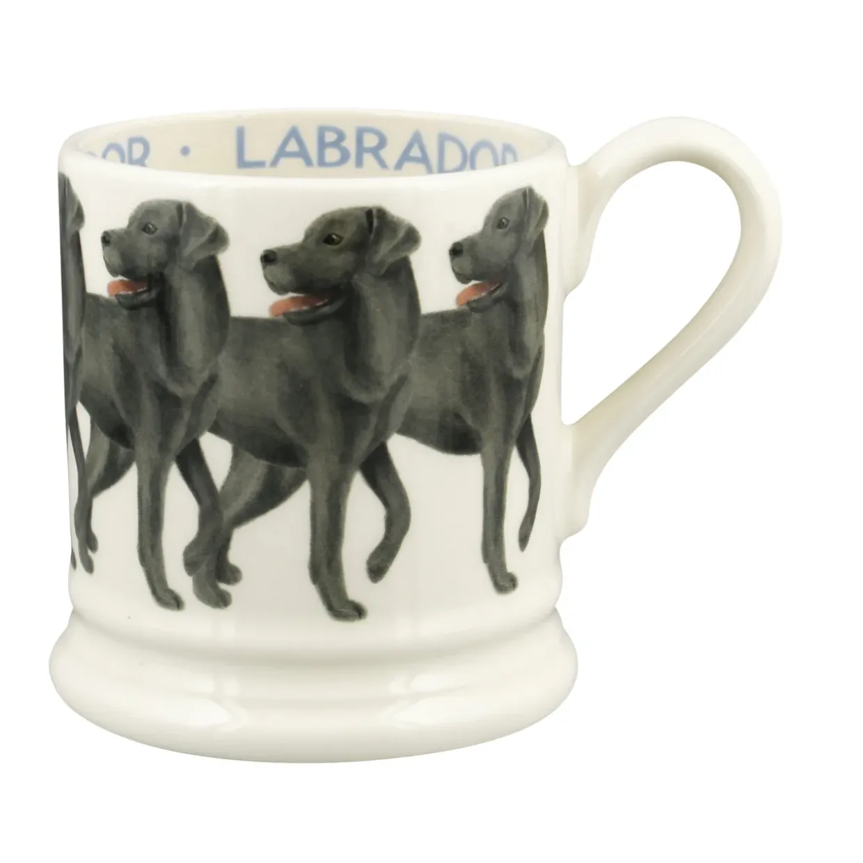 New Black Labrador 1/2 Pint Mug