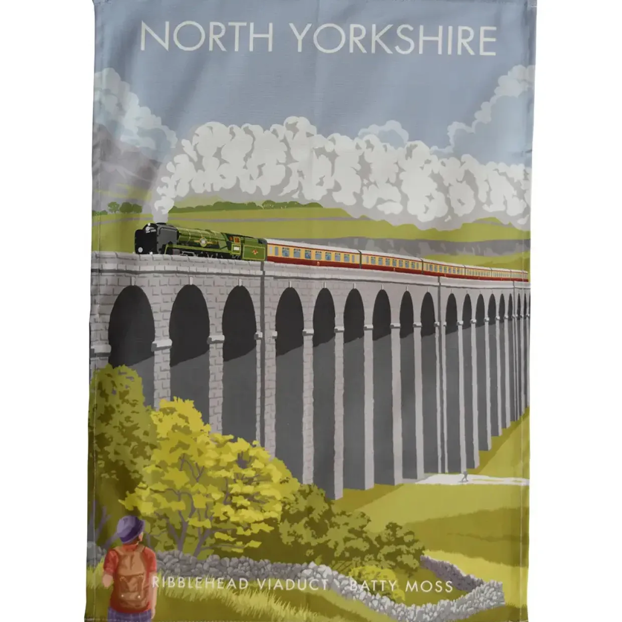 North Yorkshire - Ribblehead Viaduct Tea Towel