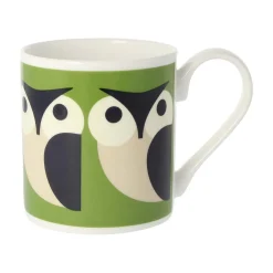 Orla Kiely Apple Owl Bone China Mug