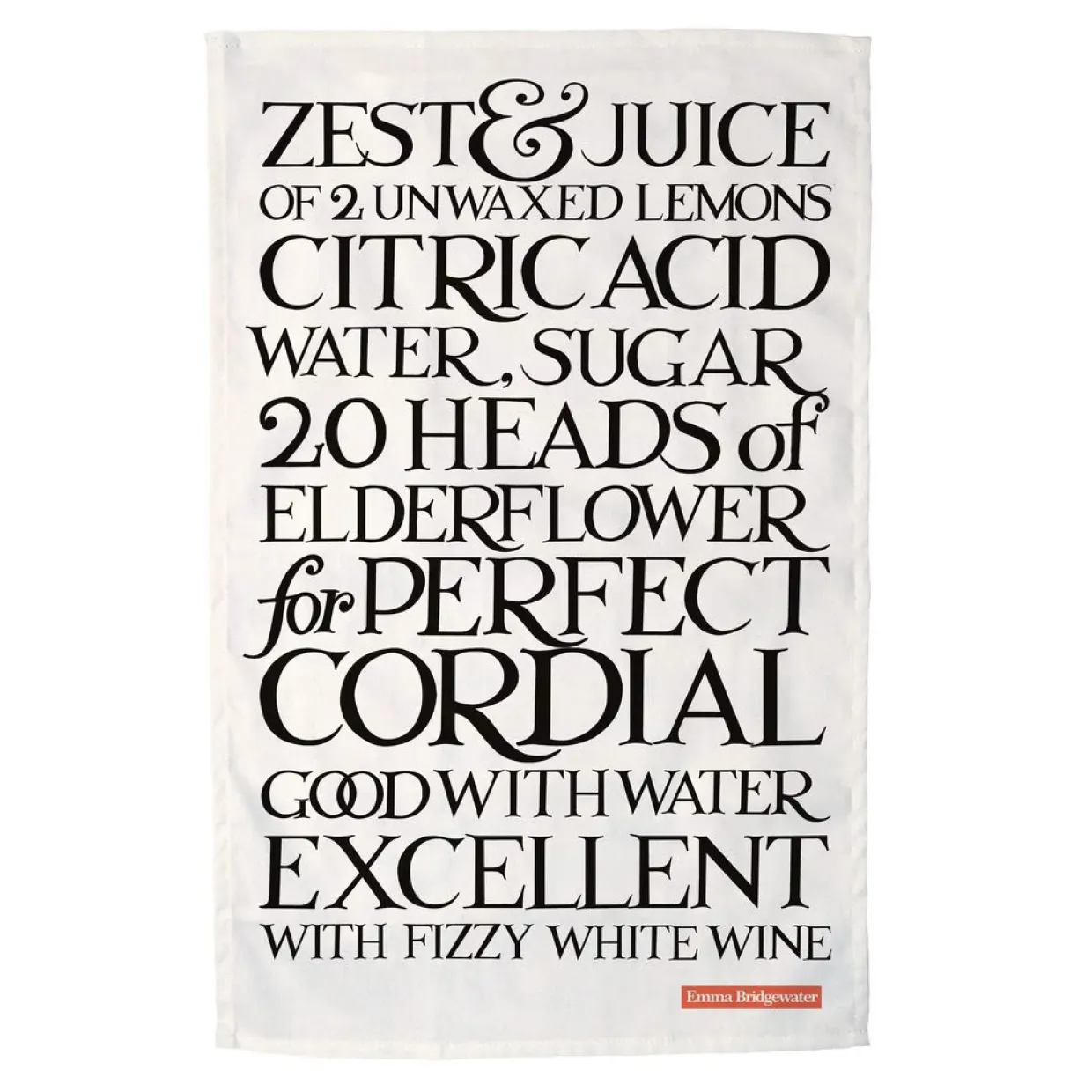 Perfect Cordial Tea Towel