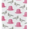 Pigeon And Jelly Tea Towel