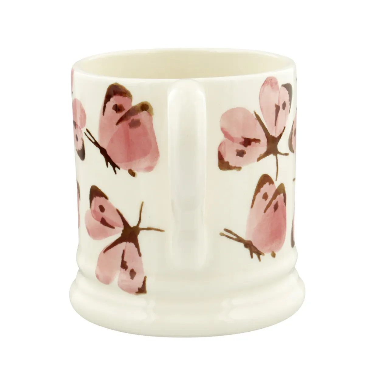 Pink Cabbage White Butterfly 1/2 Pint Mug