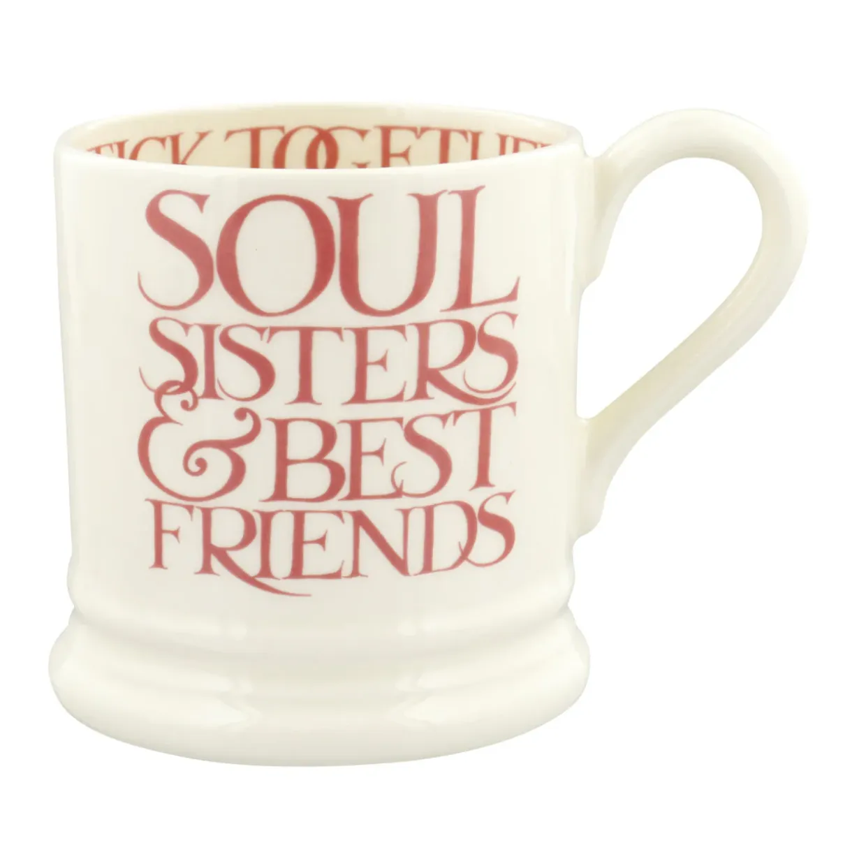 Pink Toast Soul Sisters 1/2 Pint Mug Boxed