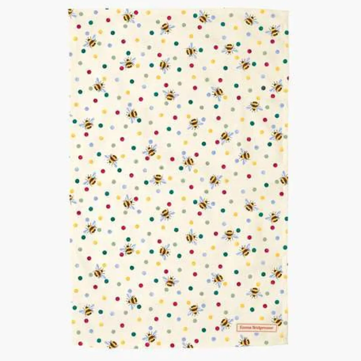 Polka Bee Tea Towel