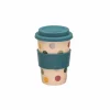 Polka Dot Rice Husk Travel Cup