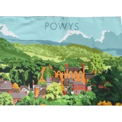 Powys - Hay-On-Wye Tea Towel