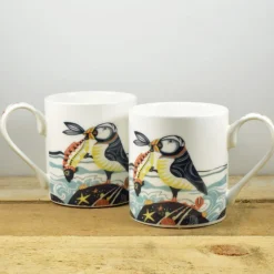 Proud As A Puffin Bone China Mug