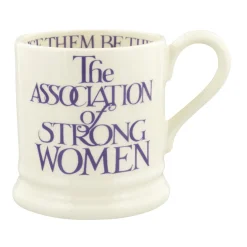 Purple Toast Strong Women 1/2 Pint Mug