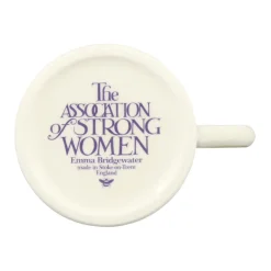 Purple Toast Strong Women 1/2 Pint Mug