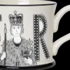 Queen Elizabeth Ii Commemoration Mug By Moorland Pottery