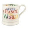 Rainbow Toast Change The World 1/2 Pint Mug