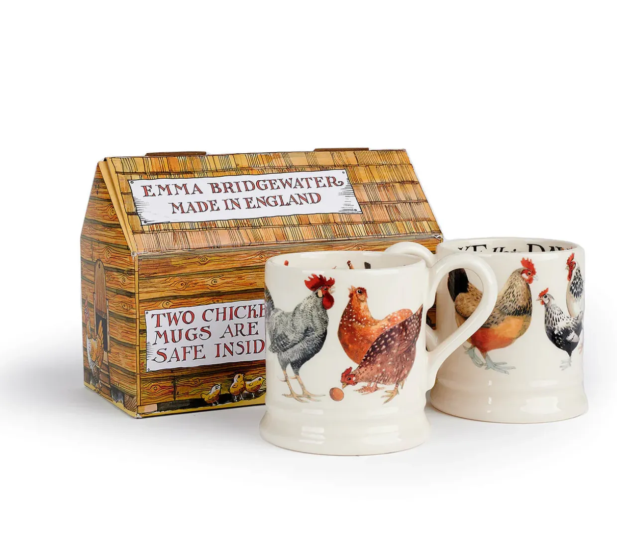 Rise & Shine Set Of 2 1/2 Pint Mugs