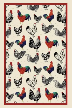 Rooster Cotton Tea Towel