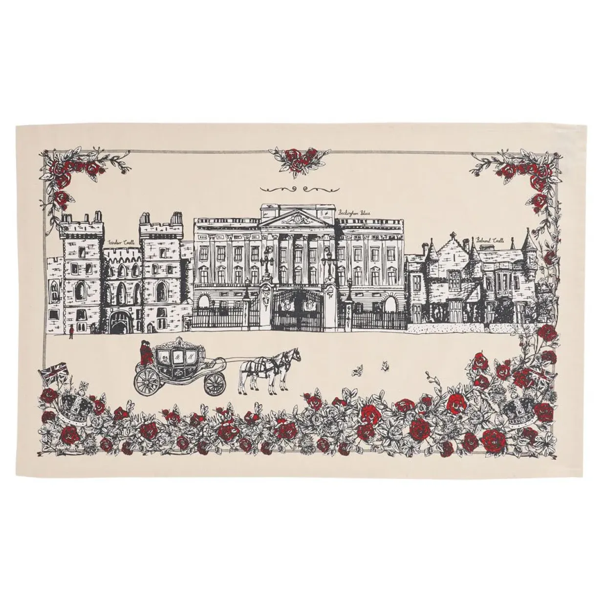 Royally British Tea Towel