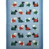 Scottie And Westie Tea Towel