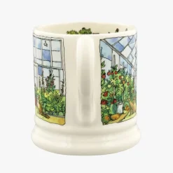 Setting Up Home Greenhouse 1/2 Pint Mug
