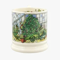 Setting Up Home Greenhouse 1/2 Pint Mug