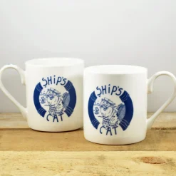 Ship's Cat Bone China Mug