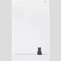 Sitting Cat Tea Towel