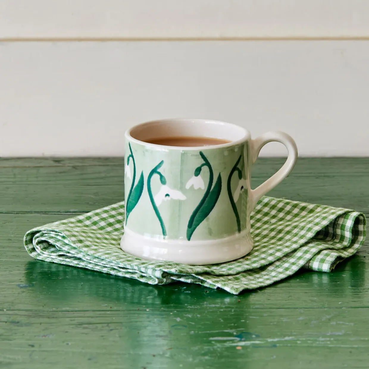 Snowdrops In The Woods Small Mug