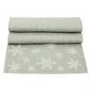 Snowflake Linen 70In Table Runner