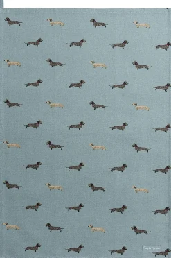 Sophie Allport Dachshund Tea Towel