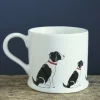 Springer Spaniel (Black & White) Mug Boxed
