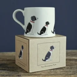 Springer Spaniel (Black & White) Mug Boxed