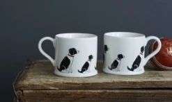 Springer Spaniel (Black & White) Mug Boxed