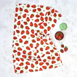Strawberry Tea Towel By Corinne Alexander