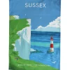Sussex Beachy Head Tea Towel
