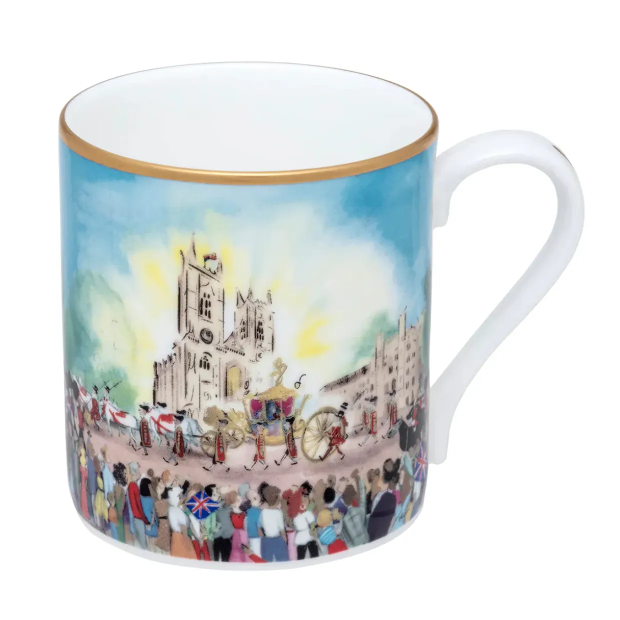 The Coronation At Westminster Abbey Bone China Mug