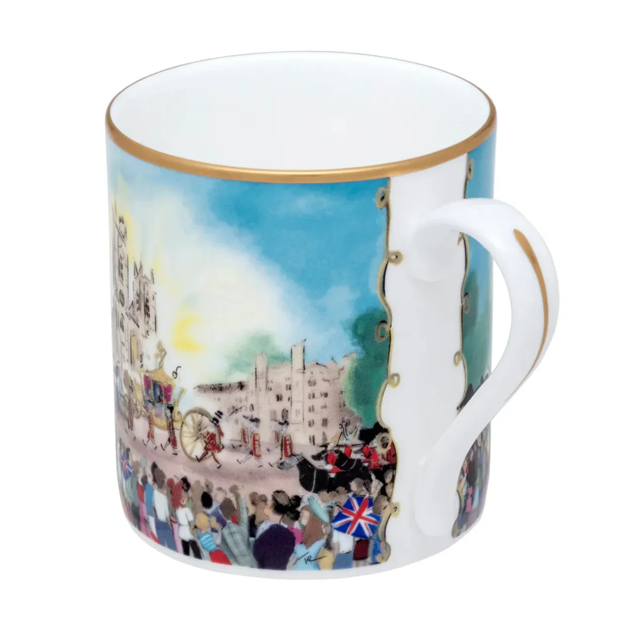 The Coronation At Westminster Abbey Bone China Mug