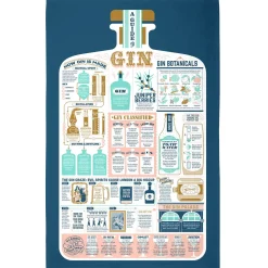 The G & T Tea Towel By Stuart Gardiner