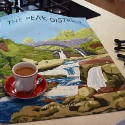 The Peak District - Three Shire Heads Tea Towel