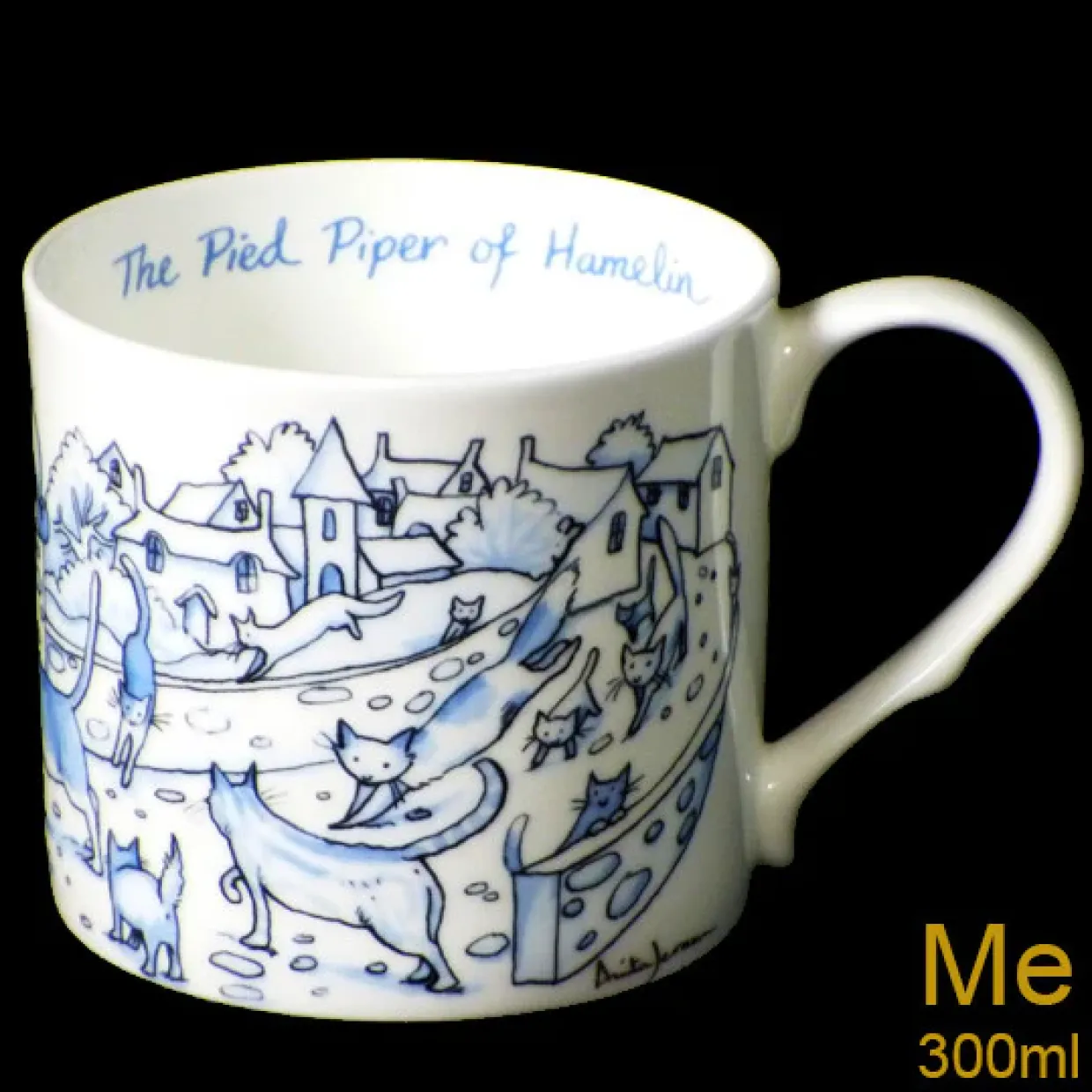 The Pied Piper Blue Mug