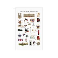The Royal Alphabet Tea Towel