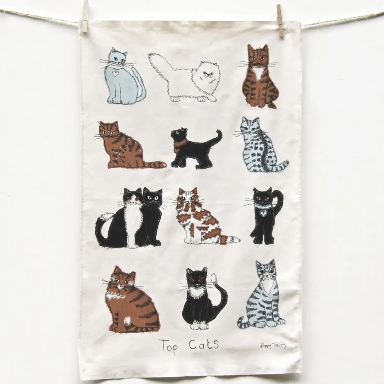 Topcats Tea Towel