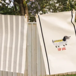 Top Dog Set Of 2 Tea Towels