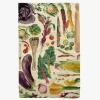 Vegetable Garden Linen Blend Tea Towel