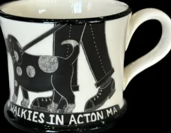 Walkies In Acton, Ma Mug By Moorland Pottery