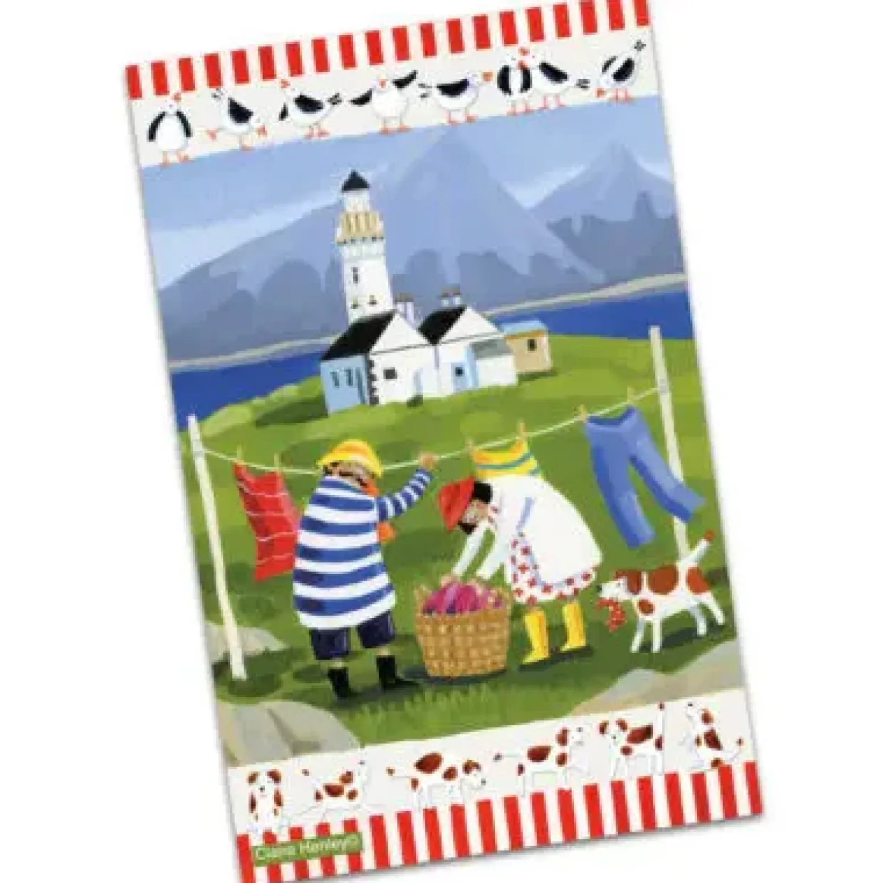 Windy Washing Day Tea Towel