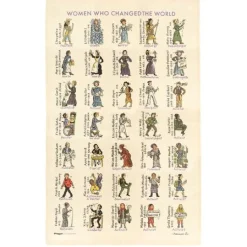 Women Who Changed The World Tea Towel